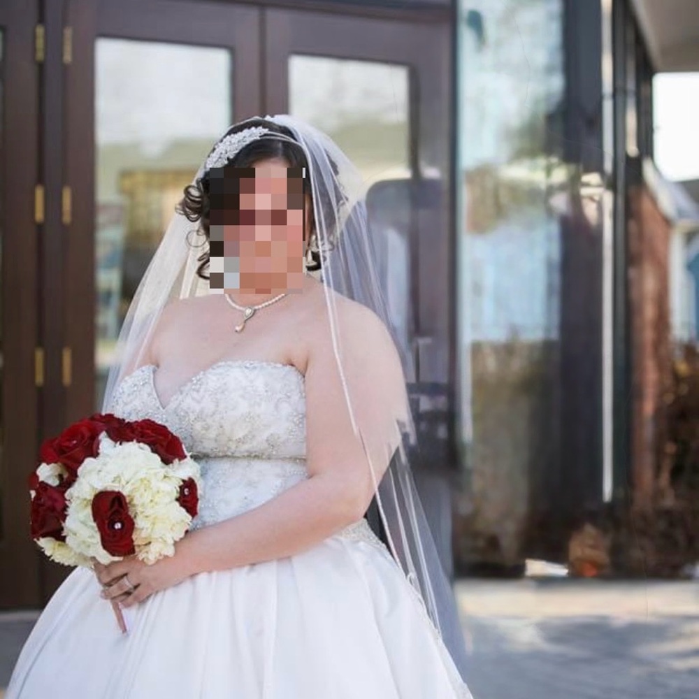 Sophia Tolli White Ball Gown Corset Dress - Picture 4 of 4